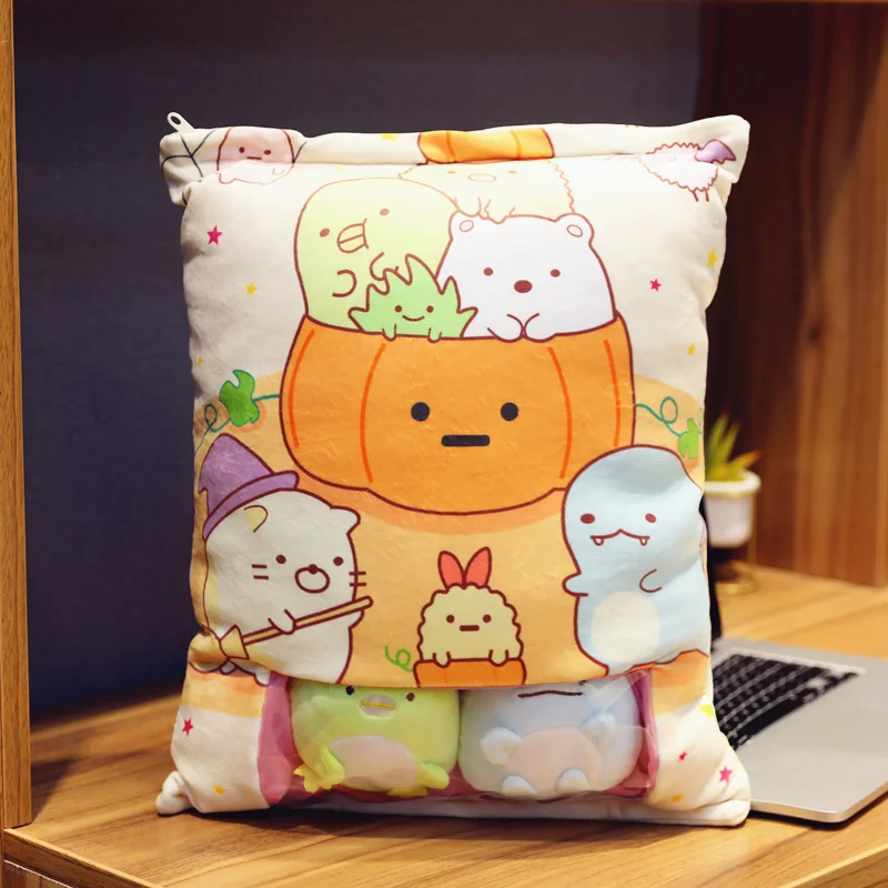 Набор из 8 плюшевых мини-игрушек Sumikko gurashi динозавр креативная подушка набивные