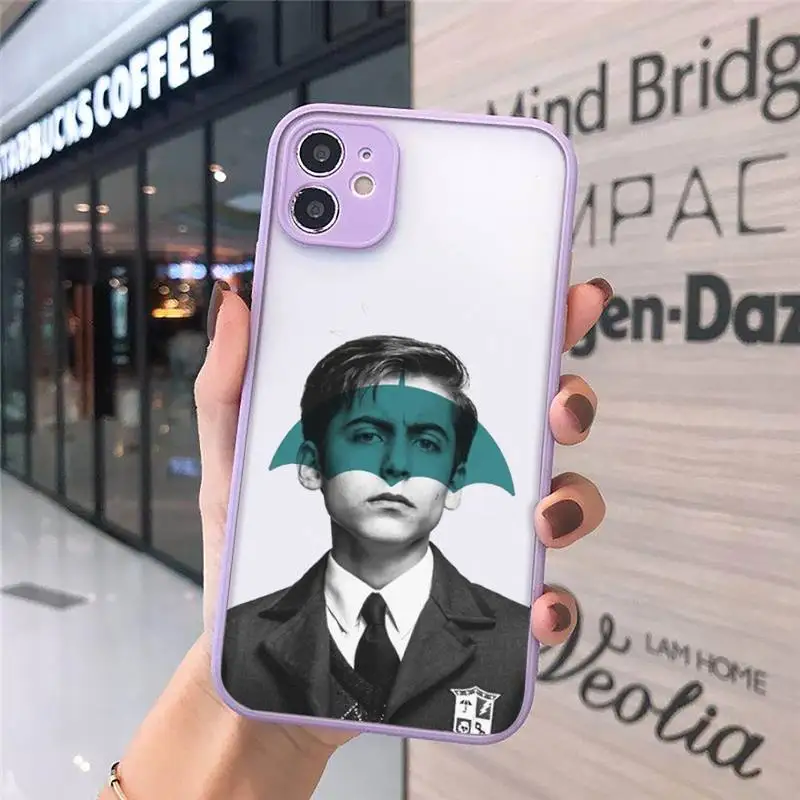 

Umbrella Academy hello goodbye Phone Case Matte Transparent for iPhone 7 8 11 12 s mini pro X XS XR MAX Plus cover funda
