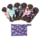 Бамбуковая ткань, гигиенические прокладки, многоразовые моющиеся менструальные прокладки, женские гигиенические прокладки, прокладки для ухода после родов