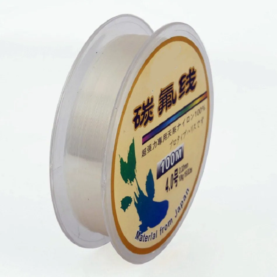 100 м Flourocarbon леска Материал из Японии основной линии Карп Рыболовная линия поводок