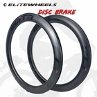 Обод углеродный ELITEWHEELS 700, 60 мм, для велокросса, шоссейный дюйма, 2725 мм, Ширина бескамерная покрышка, трубчатый, матовый