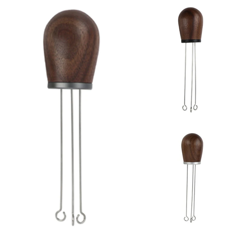Твердая деревянная ручка Нержавеющая сталь кофеварка для приготовления