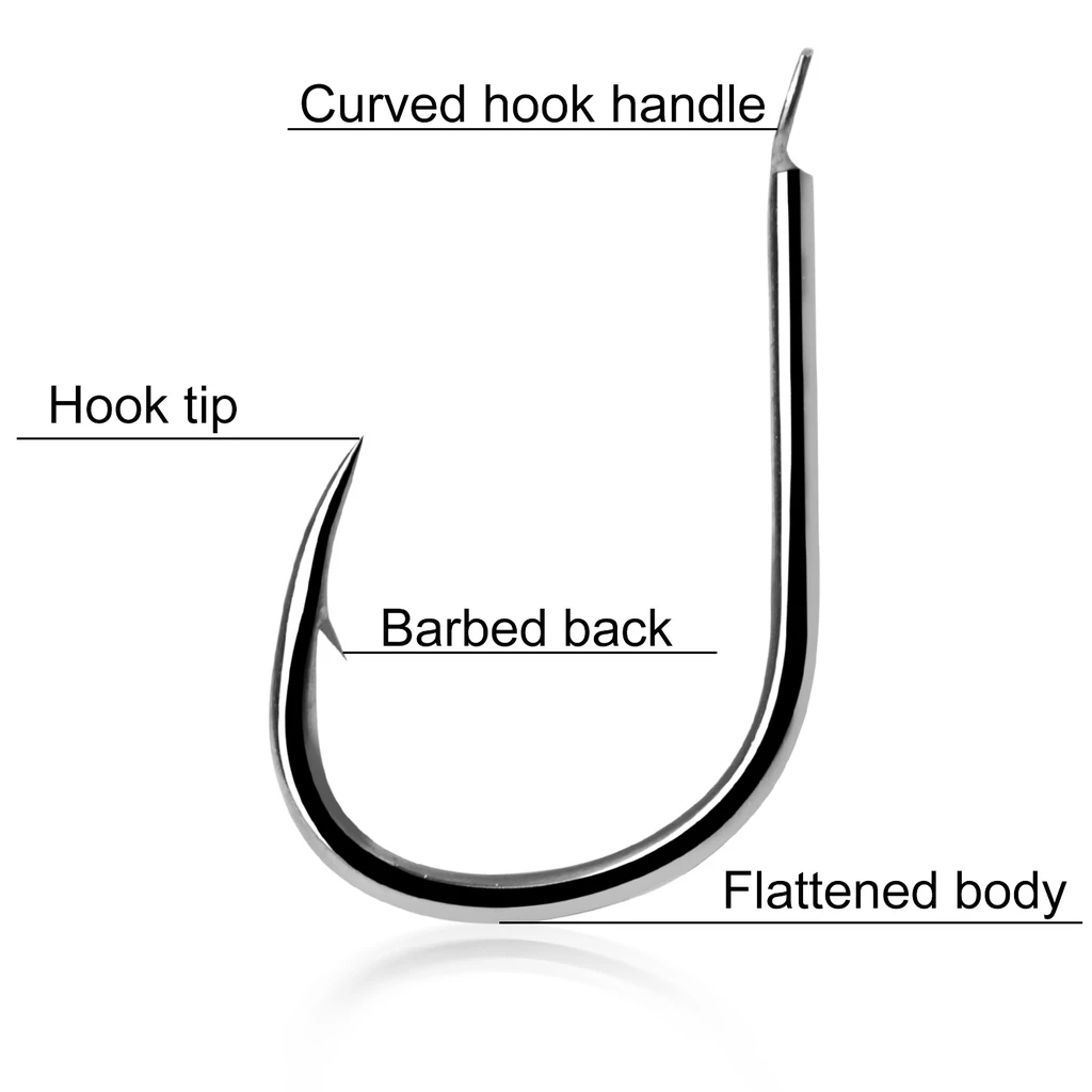 

Sougayilang 12pcs Fishing Hooks High Carbon Steel Single Fishing Hook Fly Fishing Jip Barbed Carp Hooks Sea Tackle Accessories