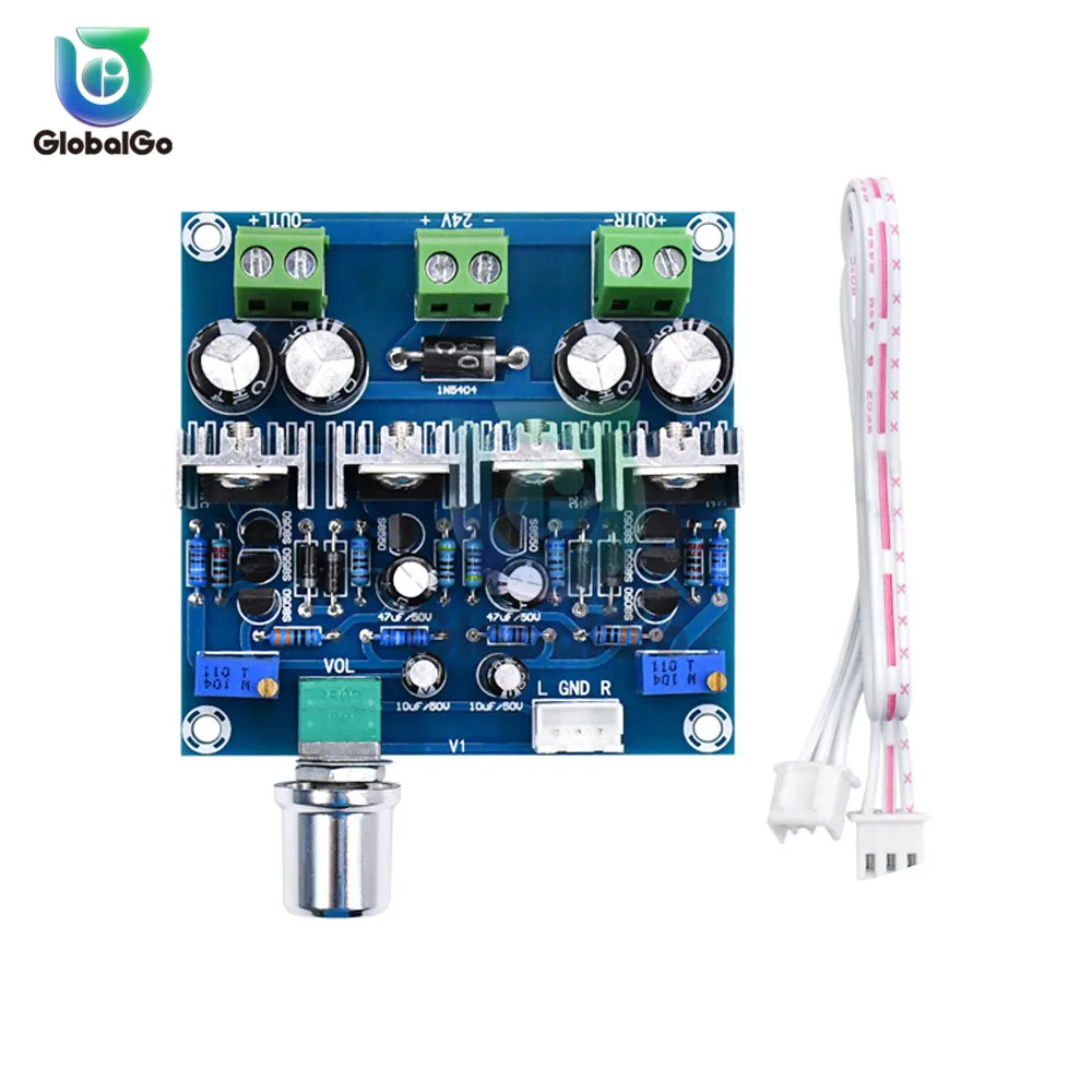 

XH-A85115Wx2 DC 24V двухканальный стерео модуль усилителя мощности 15W + 15W мини аналоговый аудио конвейер усилитель звука