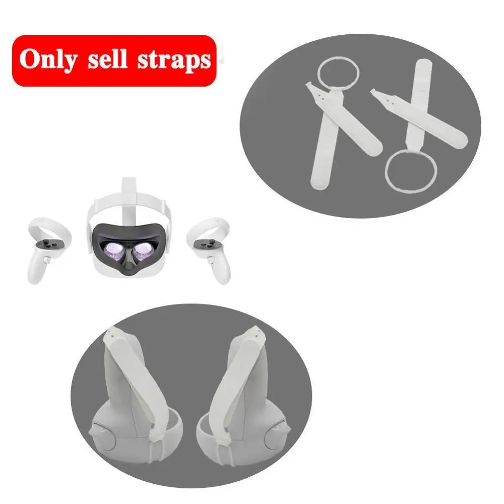 

NEW Anti-off Hand Knuckle Strap For Oculus Quest 2 Wrist Controller Grip VR Belt Strap Handle Adjustable A3I0