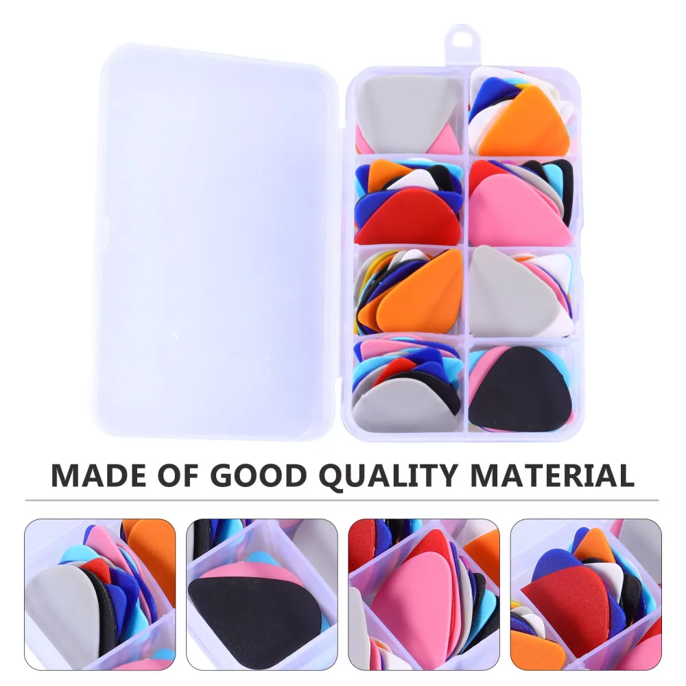 

1 Box /100pcs Universal Guitar Picks Plastic Plectrums Guitar Accessories