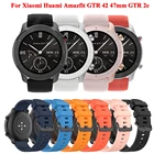 Ремешок для Xiaomi Huami Amazfit GTR 4247 мм, браслет для официальных часов GTS GTR 2e Amazfit PaceStratos2 3, 22 20 мм