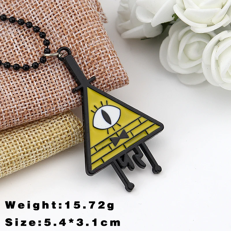 Аниме ювелирные изделия Билл цитер ожерелье кулон Косплей Костюм Пирамида