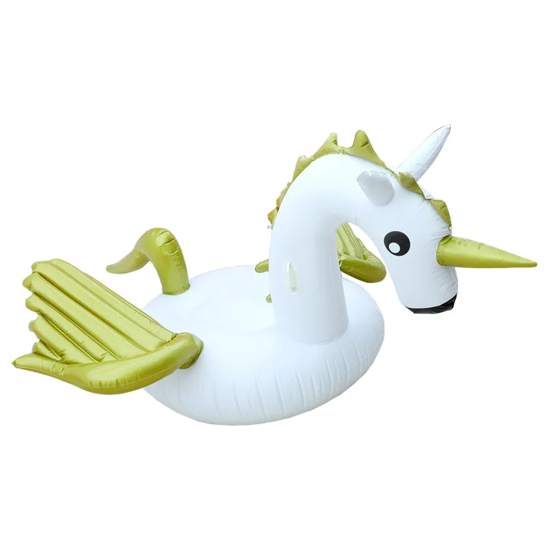 

Giant Unicorn Pool Floats Inflatable Mattress Swimming Ring Floatsing Bed Ride-On Raft Swimming Circle Pool Party Toys 240cm