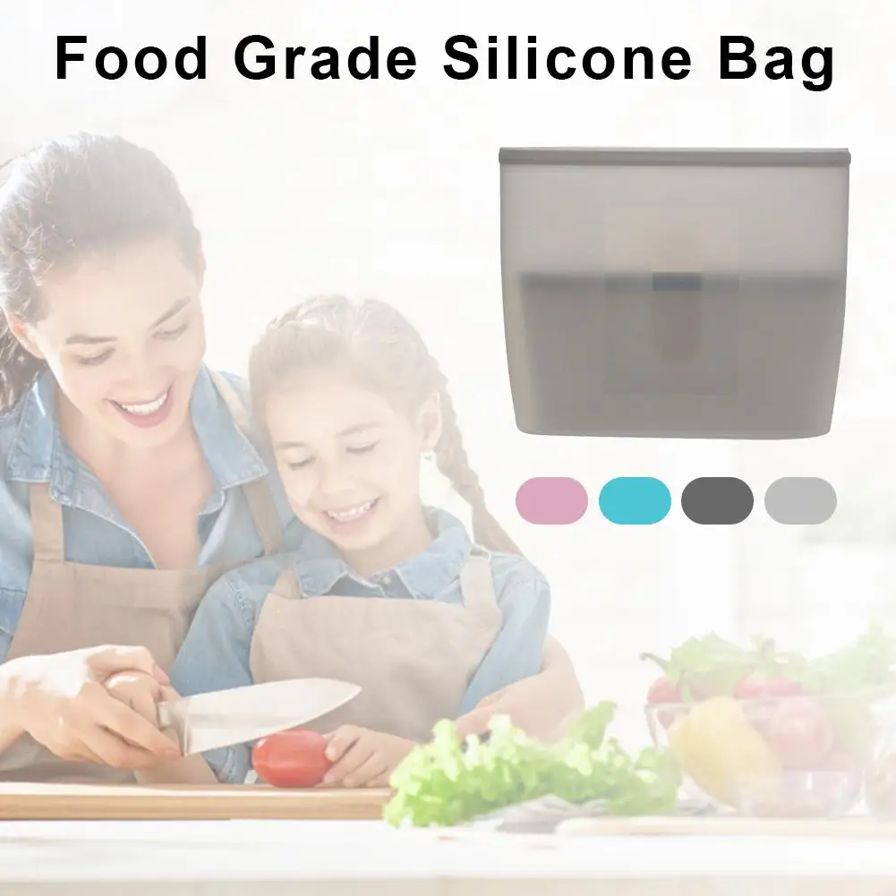 Многоразовые силиконовые пакеты для хранения продуктов герметичный контейнер