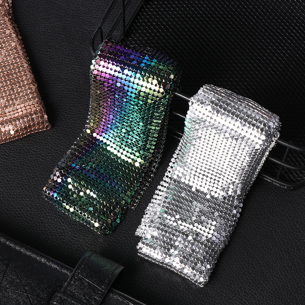 Женское Ожерелье с кулоном вечерние коктейльные шарфики блестками сексуальный