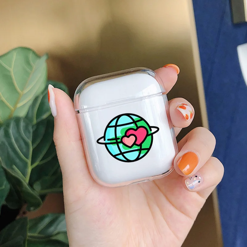 Мягкий силиконовый милый Чехол Air Pods для Apple airpods чехол роскошный Мультфильм Путешествие самолет гей Airpods чехол в наушниках аксессуары