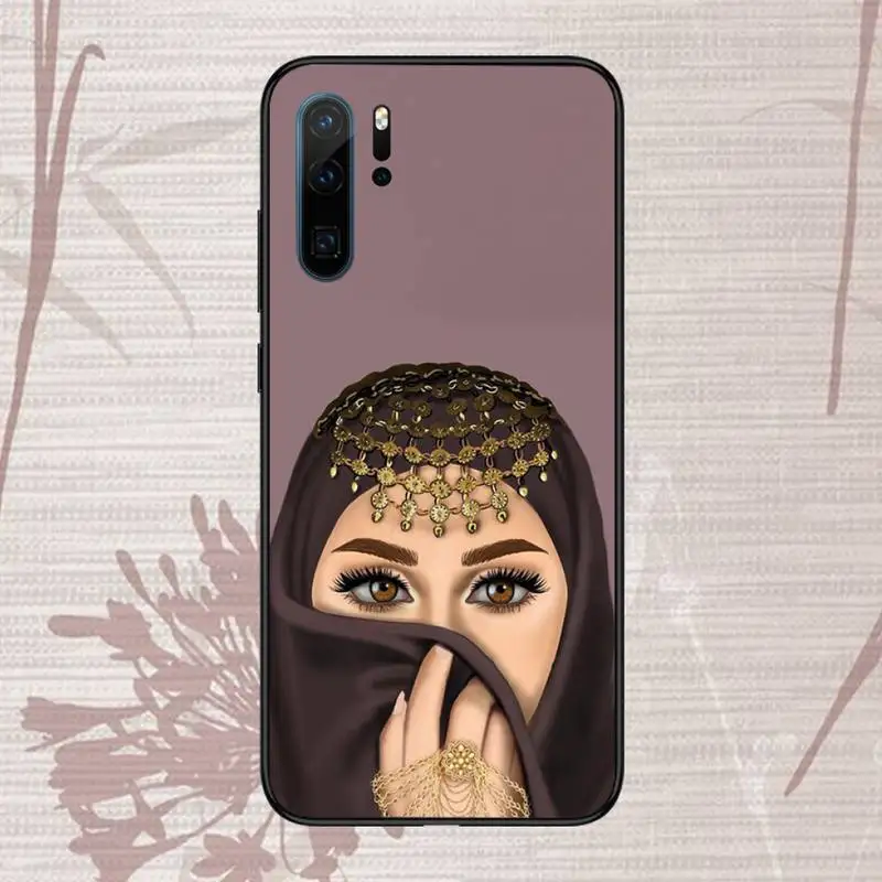 

Muslim Islamic Gril Eyes Arabic Hijab Girl Phone Case For Huawei P20 P30 P40 lite Pro P Smart 2019 Mate 10 20 Lite Pro Nova 5t