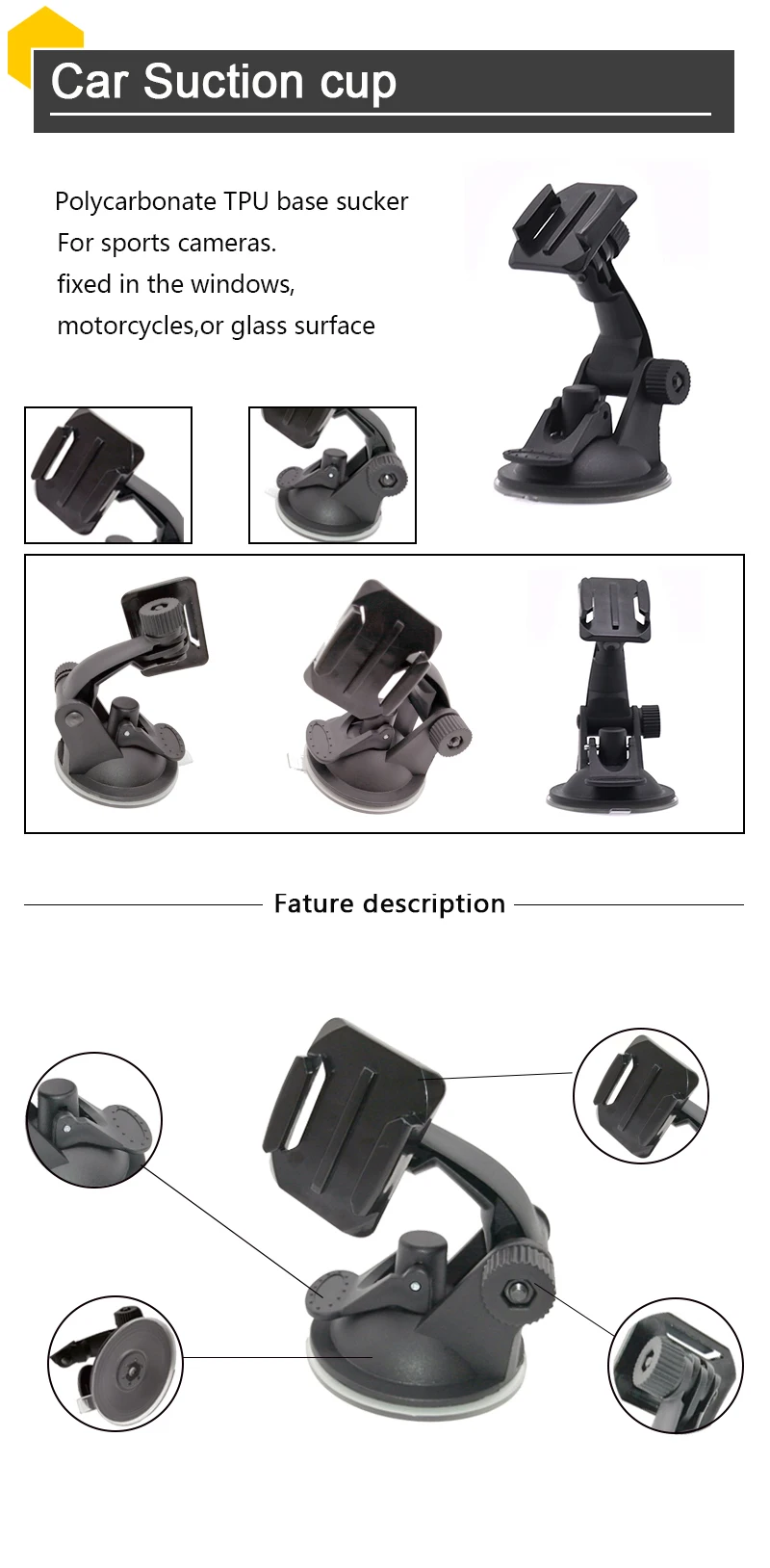 Для Gopro набор аксессуаров для спортивной экшн-камеры go pro hero 8 7 6 5 4 комплект 3 way selfie stick для экшн-камера Eken h8r/для xiaomi для yi EVA чехол