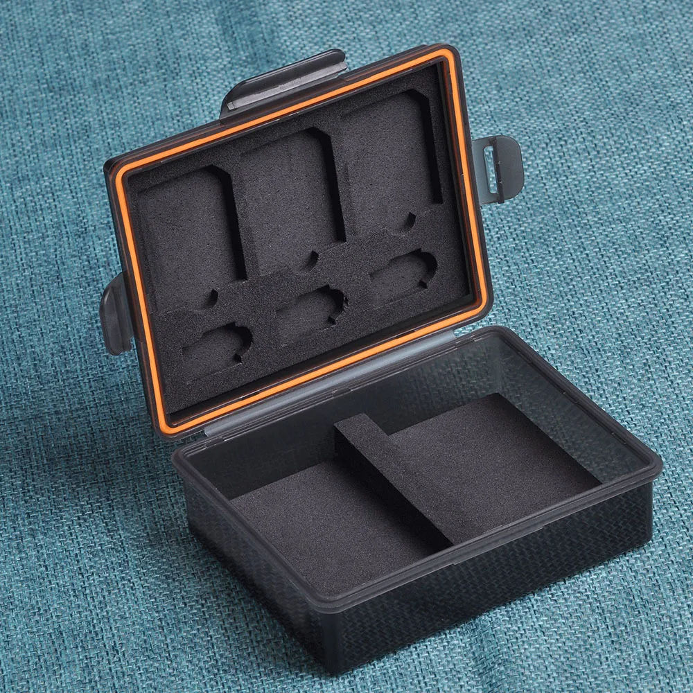 Черный Батарея хранения Чехол SD TF Коробка для карт памяти Nikon EN-EL14 Canon LP-E5 LP-E8 DMW-BLC12