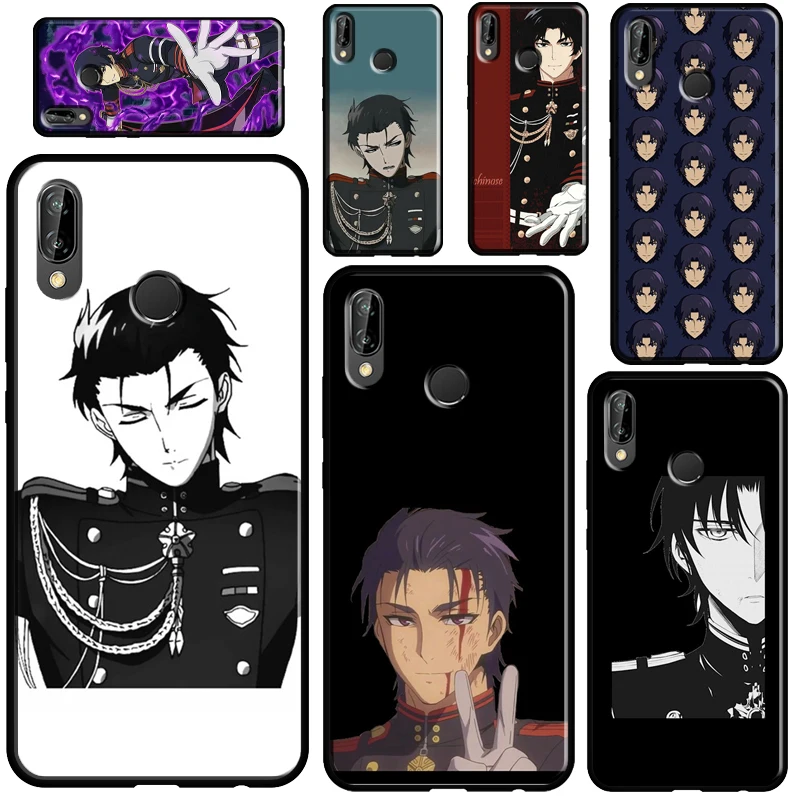 

Guren Ichinose Owari no Seraph Case For Huawei P30 P40 P10 P20 Pro P Smart 2021 Nova 5T Cover For Honor 50 Lite 8X 9X 10i