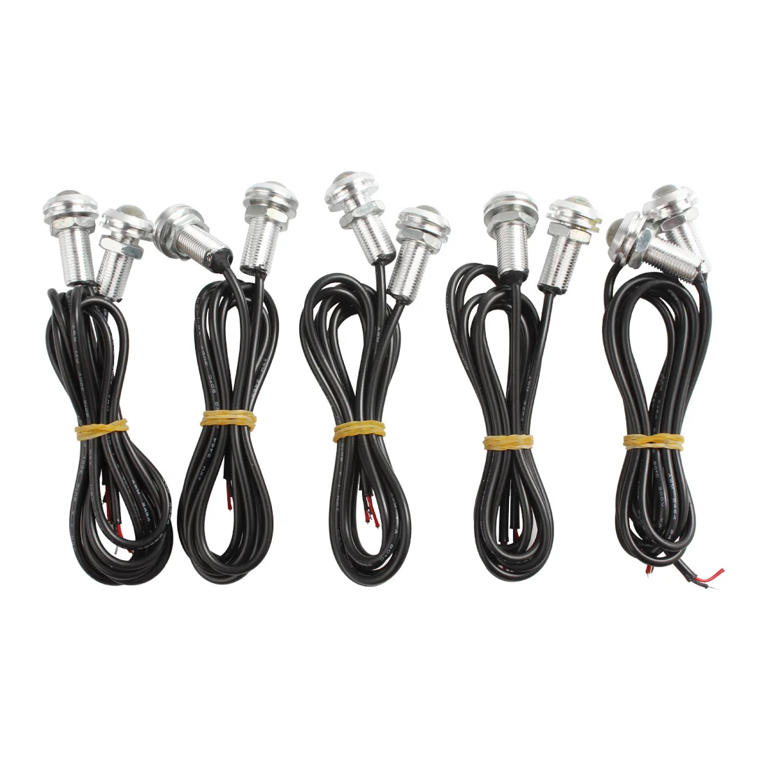 

10pcs 9W 12V LED White Eagle Eye Car Light Car Daytime Reversing Signal White High Power Auto White Bulb Car LED Light