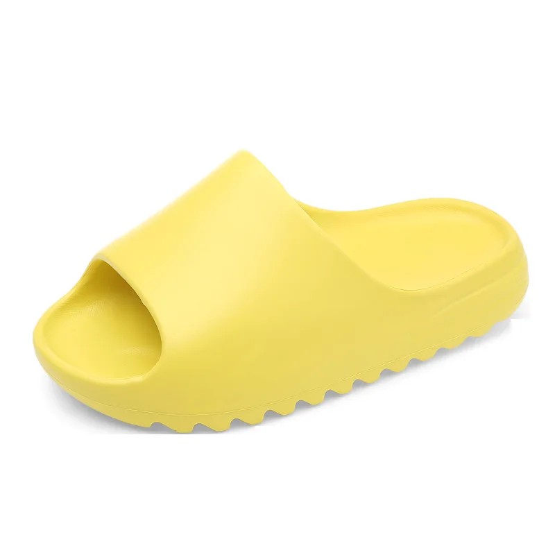 

2021 New Children Slippers Bathroom House Shoe Flip Flops Kids Indoor Sandals Toddler Girl Shoes Thick Button Soft Boys Shoes