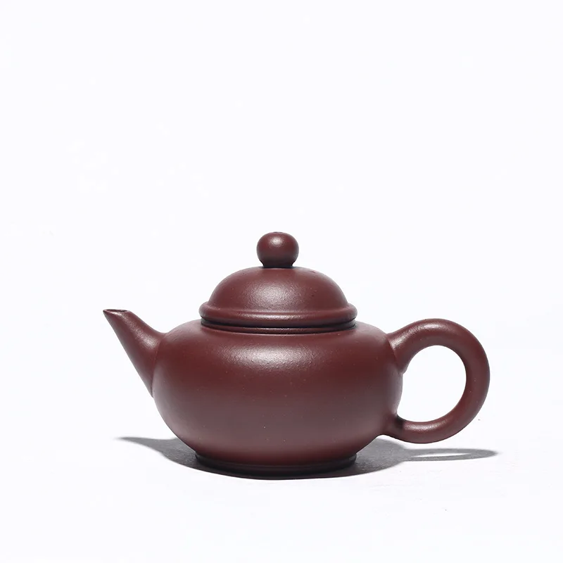 

Yixing purple clay teapot famous full manual raw ore purple clay skit horizontal teapot best selling special price