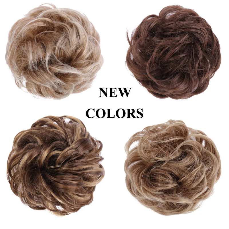 XUANGUANG спутанный пучок волос Синтетический удлинитель кудрявые шиньоны