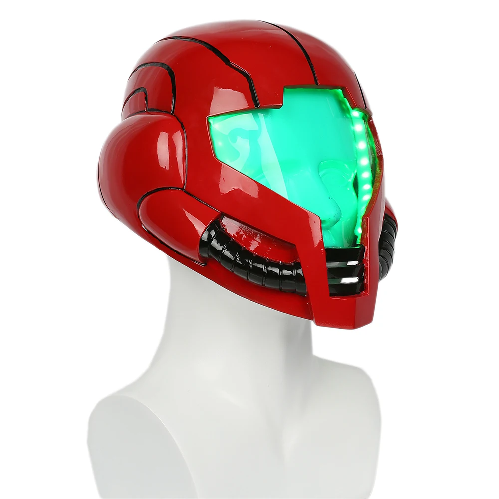 XCOSER Metroid Samus Aran шлем светильник на всю голову маска гоночный стиль полимерный