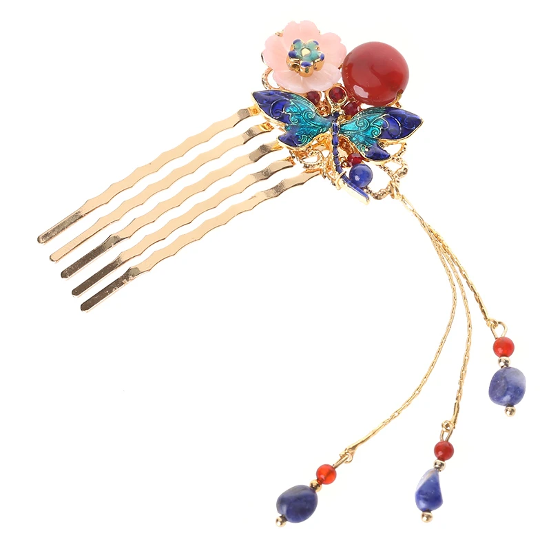 1 шт. ручной работы гребень для волос с кисточками женские древних Стиль