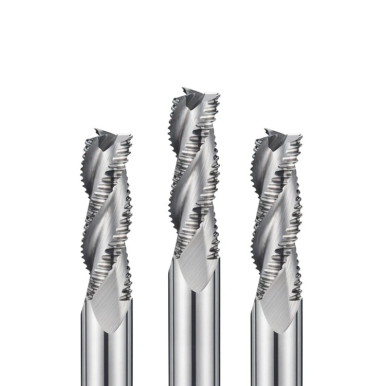 LIVTER 55HRC твердосплавный грубый Фрезерный резак многозубчатый высокоскоростной