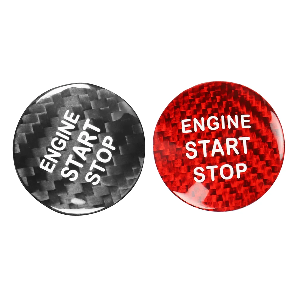 

Carbon Fiber Car Engine Start Stop Button Trim Sticker Cover Trim Car Styling Accessories Sticker for Toyota 86 BRZ 13-19