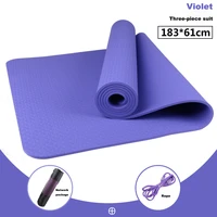 1830 610 6mm tpe yoga mat double sided non slip quality sports mat fitness gym home environmentally friendly tasteless mat