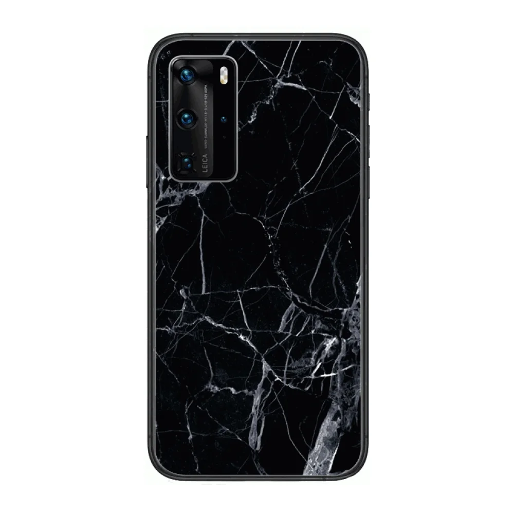 

Custom high-end mobile phone case Phone Case For Huawei P 40 30 20 10 Lite Smart Z Pro Black Etui Coque Painting Hoesjes comic