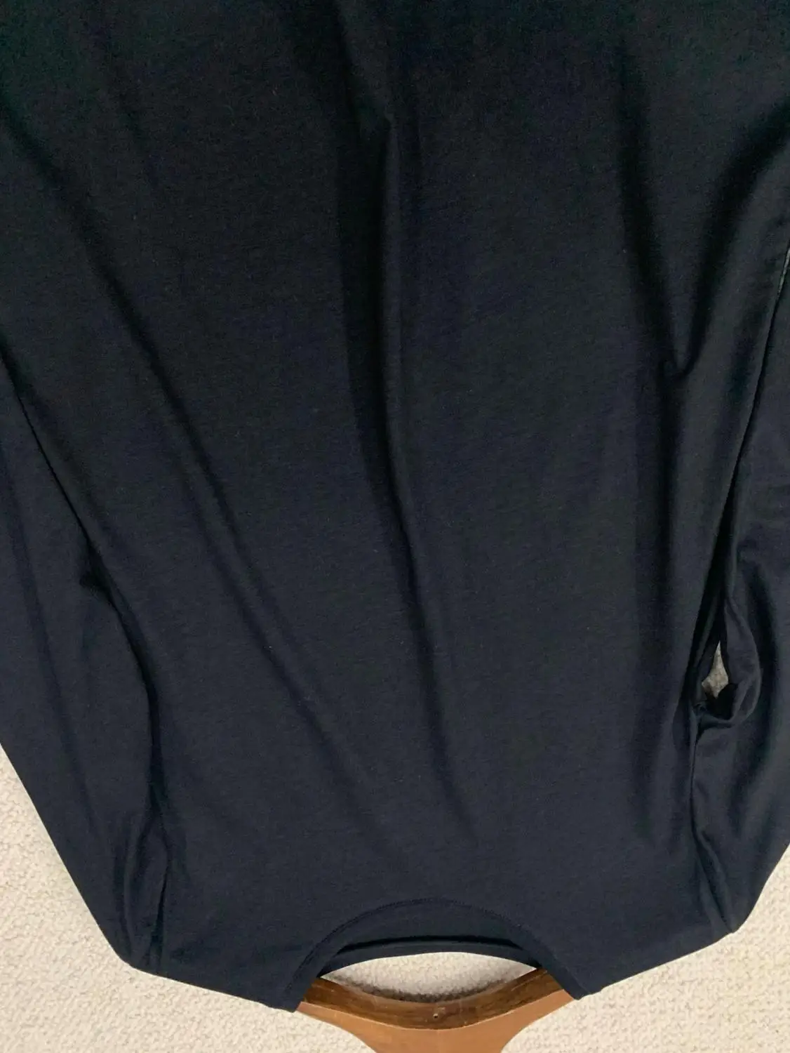 

Women Long Sleeve Tees Cotton Black White O-neck Casual T-shirts