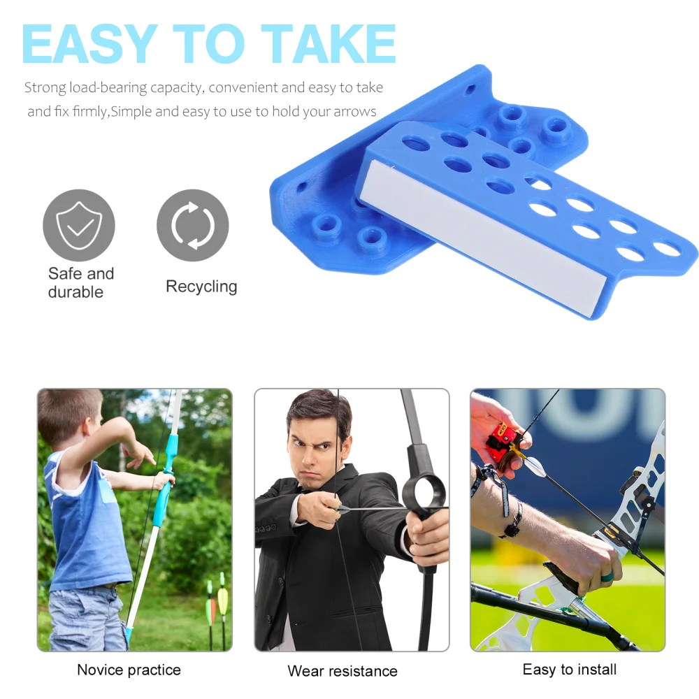 

1 Pair Wall Mount Arrow Rack Wall-mounted Arrow Rest Adhesive Arrow Rest