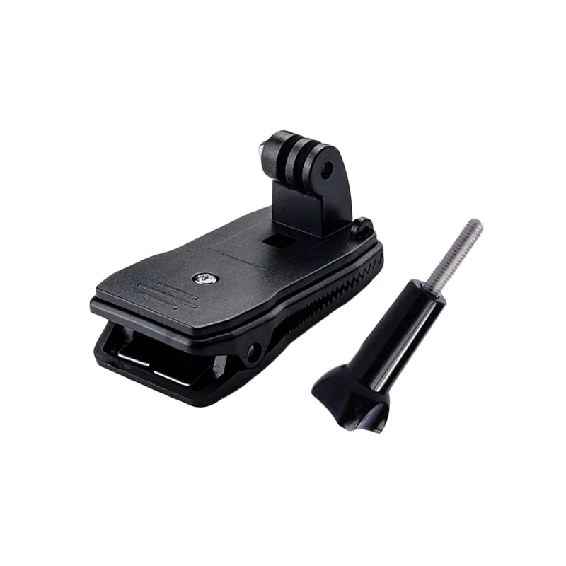 

360 Degree Rotary Hat Belt Backpack Clip Clamp Mount For Gopro Hero9/8/7/6/5/ 4 Session/ Skiing Action Camera Accessories