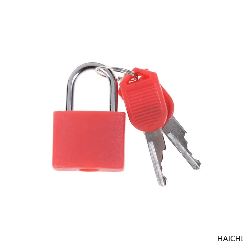 

New 6 colors Small Mini Strong Steel Padlock Suitcase Drawer Lock Luggage Case Keyed Padlock Anti-Theft Locks with 2 Keys