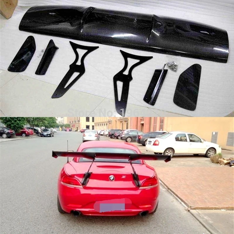 Автомобиль Стайлинг углеродного волокна модифицированный задний спойлер на