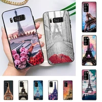 france paris the eiffel tower phone case for samsung galaxy note 10pro note 20ultra note20 note10lite m30s