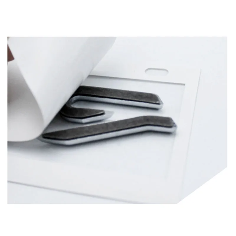 

3d Adhesive ABS Plastic Glossy Black Car Rear door luggage Two Side R Letter Logo Badge Emblem Sticker For 2020 Golf 8