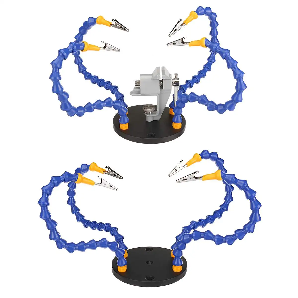 

BESTOOLS BST003 Multi-functional Iron Four Arms Soldering Station Fixture Stand Holder Clamp Tool Pad for RC Model Drone Part