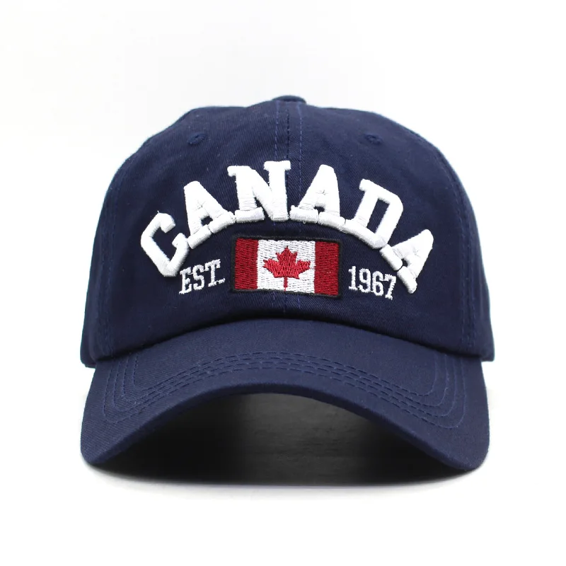 Бейсболка мужская женская летняя с принтом флага Канады | Аксессуары для одежды