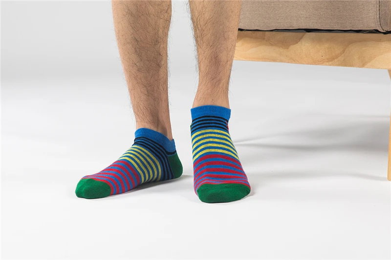 Горячая распродажа мужские носки Calcetines Hombre Новые весенние и летние мужские носки Pier Polo полосатые хлопковые мужские носки оптом