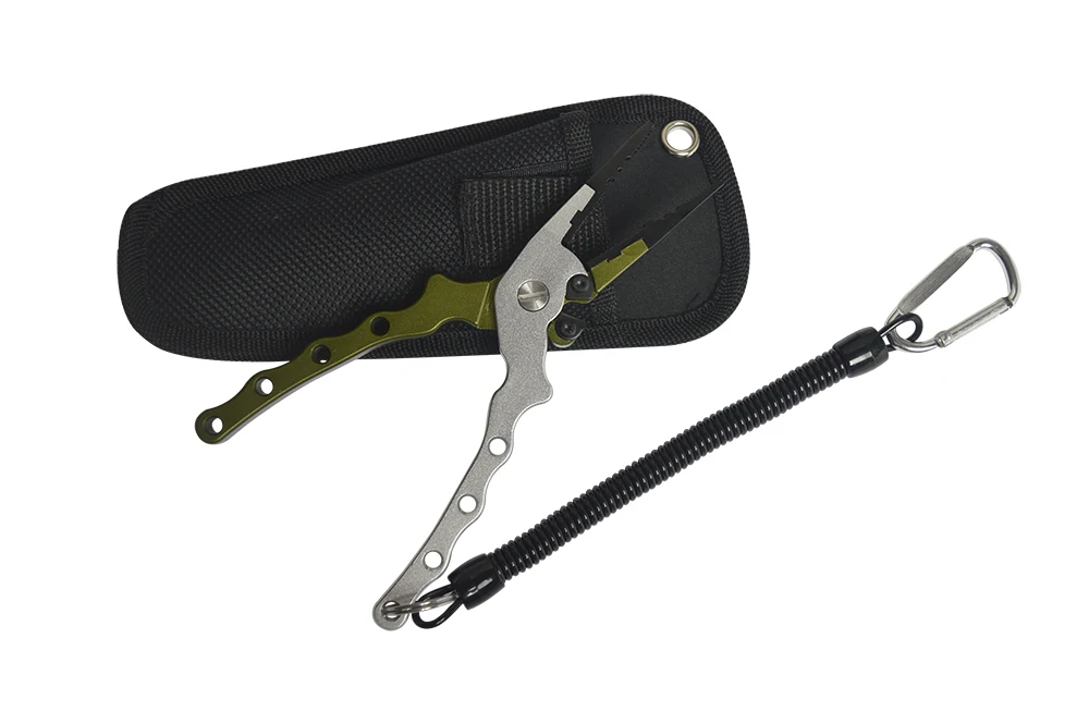 

New Color Fishing Tackle Set Aluminium Foldable Fishing Lip Grips Light Weight Fishing Pliers Fishing Tools Set