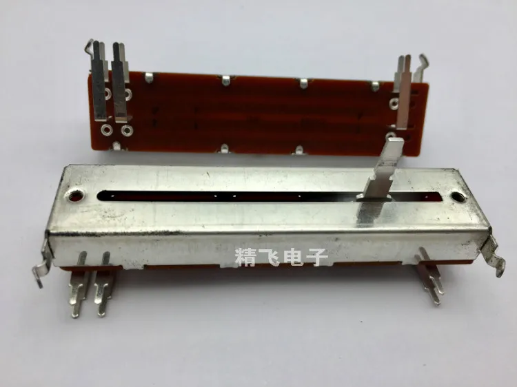 [BELLA] Taiwan FD Fuhua RA6040-30 double side straight sliding potentiometer 88mm B10KX2 B10K  shaft length 20mm-5PCS/LOT