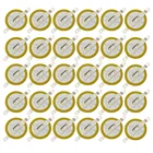 30 шт. CR1616 3 в 80 мАч сварочные батареи вкладки 2 контакта Bluetooth аксессуары для часов Кнопочная батарея