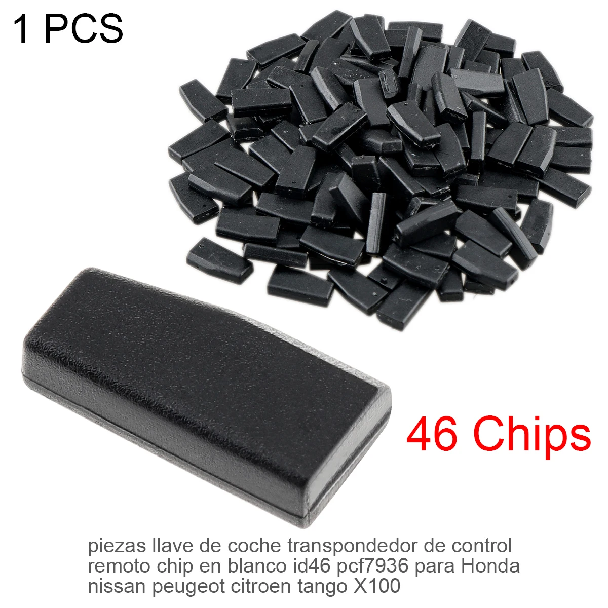 Пустой ID46 PCF7936 карбоновый чип приемопередающий ключа автомобиля подходит для