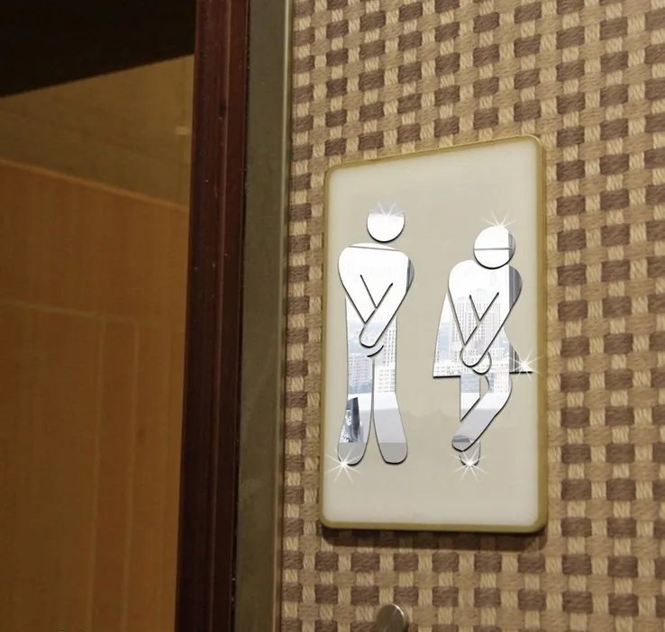 Акриловые 3D декоративные зеркальные настенные стикеры сделай сам для бара