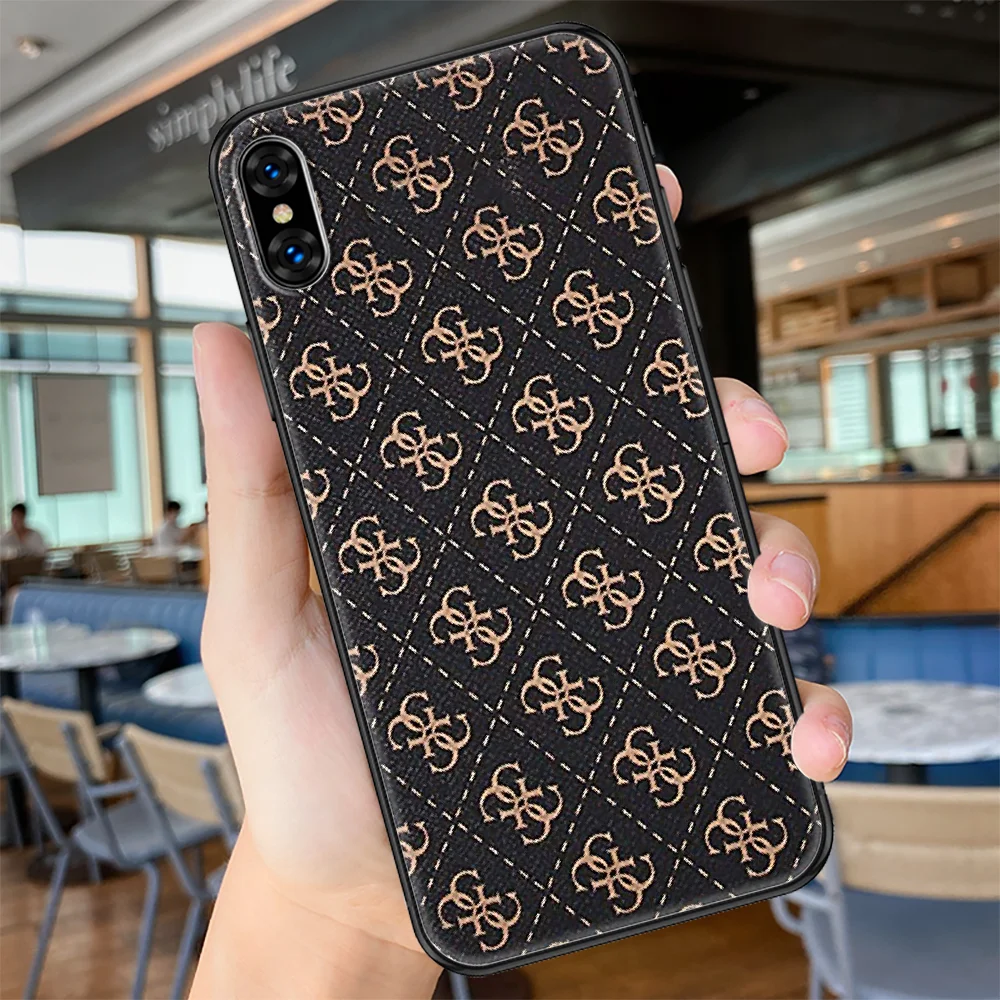 

Brand Guesses Fashion Phone Case Cover Hull For iphone 5 5s se 2 6 6s 7 8 12 mini plus X XS XR 11 PRO MAX black fashion Etui