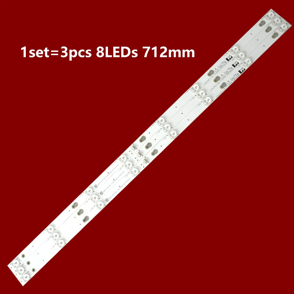 Фото 3 шт. светодиодный комплект светодиодная подсветка для TCL 39L2650C L39S4900FS L39S4900 4C-LB3908-ZM01J
