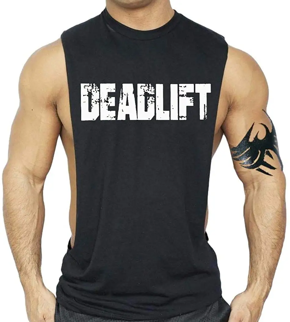 Мужская футболка для тренировок бодибилдинга тренажерного зала Черная унисекс| |