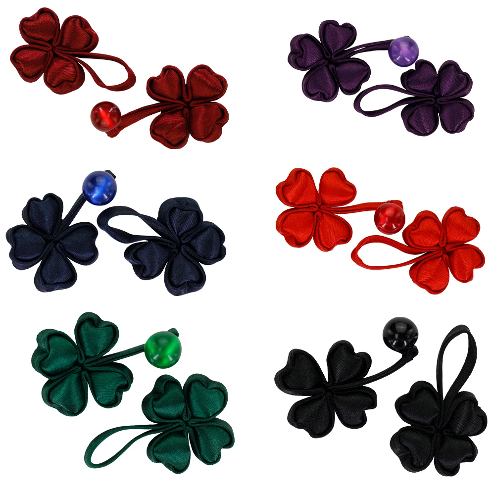 

Handmade Chinese Frog Button Closure Knot Cheongsam Button Ribbon Fastener Cheongsam Costume Tang Suit DIY Sewing Craft 5set