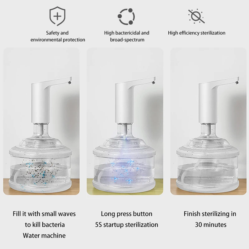 

Xiaomi XiaoLang Water Dispenser Automatic Mini Touch Switch Water Pump Electric Pump USB Charge Overflow Protection TDS